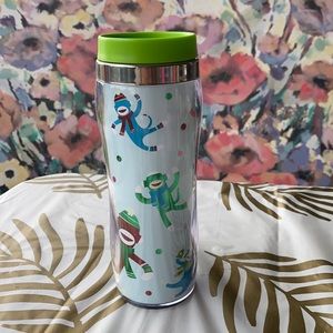 Sock monkey tumbler